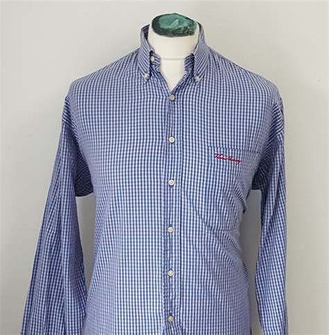 burberry blue and orange sripe shirt|thomas burberry shirts.